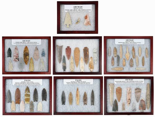 GROUP OF NATIVE AMERICAN ARROWHEADS