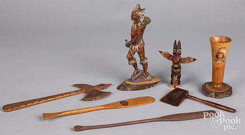 GROUP OF NATIVE AMERICAN INDIAN