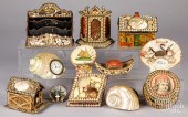 GROUP OF NAUTICAL SEASHELL BOX