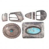 Group of Navajo and Hopi Belt