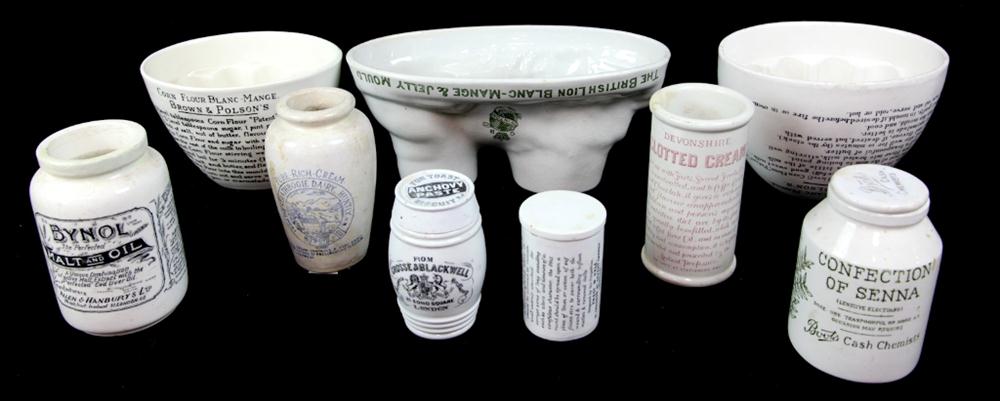 GROUP OF NINE CERAMIC JARS AND