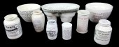 GROUP OF NINE CERAMIC JARS AND
