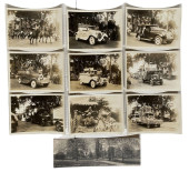 GROUP OF NINE EARLY PARADE PHO
