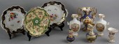GROUP OF NINE ENGLISH PORCELAI