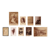 GROUP OF NINE LATE 19TH-CENTUR