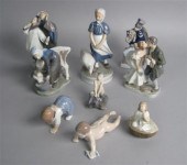 Group of nine Royal Copenhagen