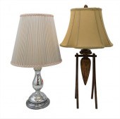 GROUP OF NINE TABLE LAMPS, TO
