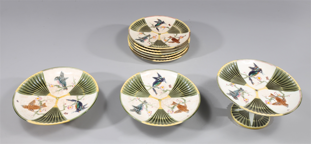 Group of nine Wedgwood Argenta Ware