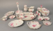 GROUP OF NINETEEN HEREND CHINE