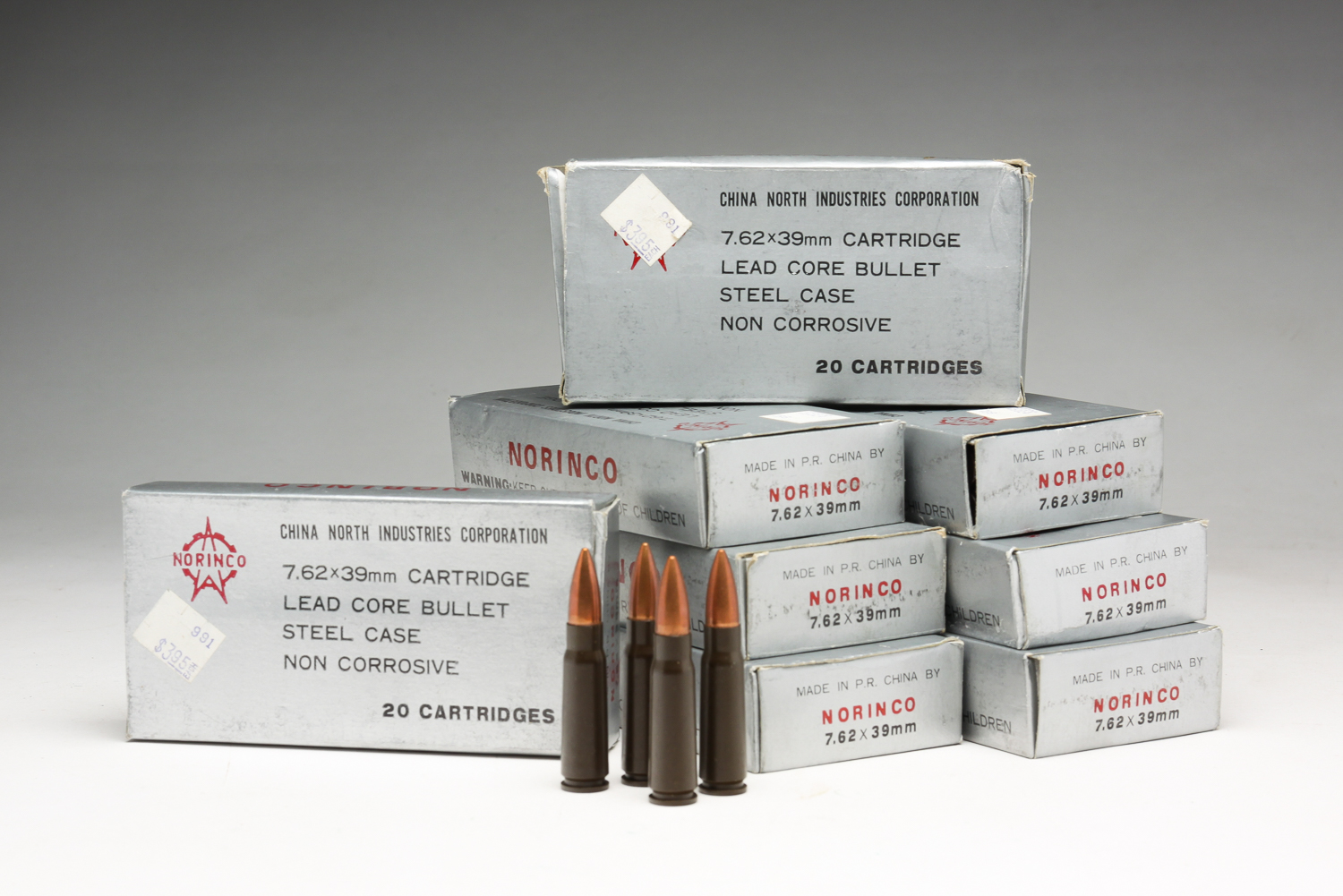 GROUP OF NORINCO 7.62X39MM