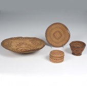 Group of Northwest Coast Baske