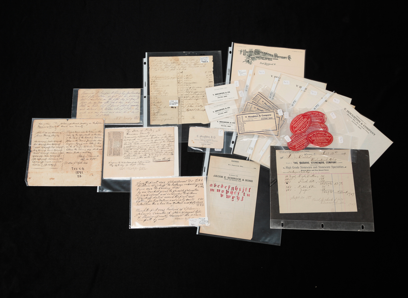 GROUP OF OHIO EPHEMERA.