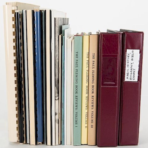 GROUP OF OVER 30 MONOGRAPHS AND