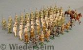 Group of painted cast lead sol