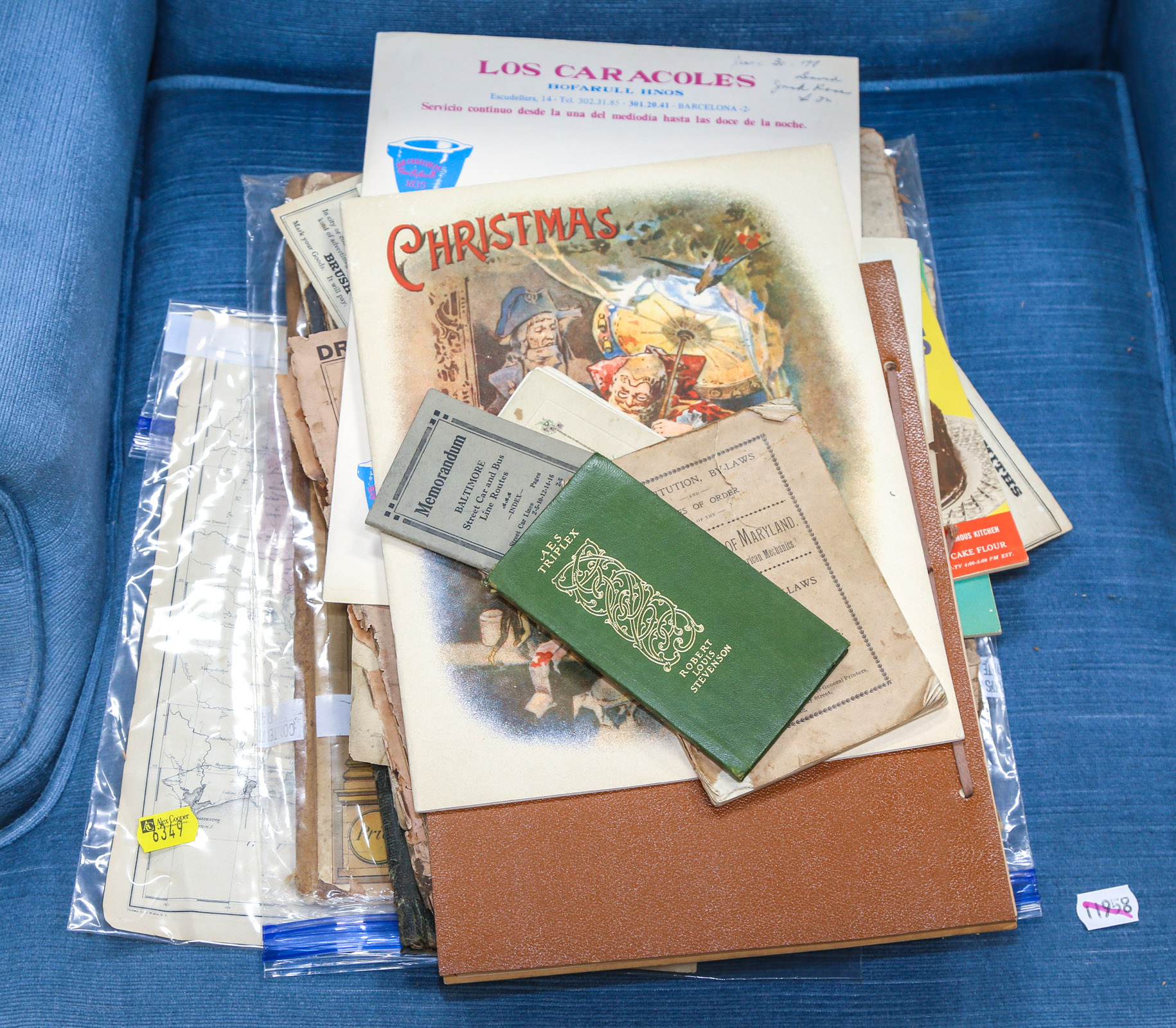 GROUP OF PAPER EPHEMERA Including
