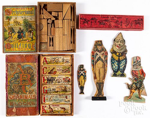 GROUP OF PAPER LITHOGRAPH TOYS