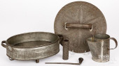 GROUP OF PENNSYLVANIA TINWARE,