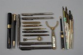 GROUP OF PENS AND DESK ACCESSO
