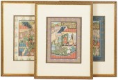 GROUP OF PERSIAN MINIATURE PAI