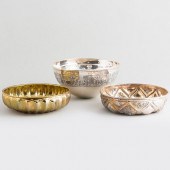 GROUP OF PERSIAN SILVER METAL