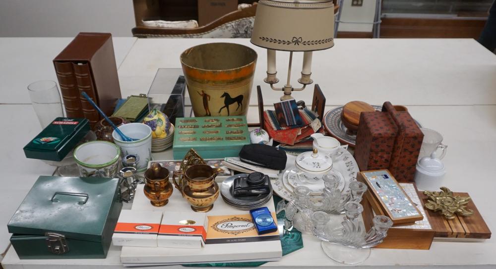 GROUP OF PLACEMATS, CAMERAS, MINTON