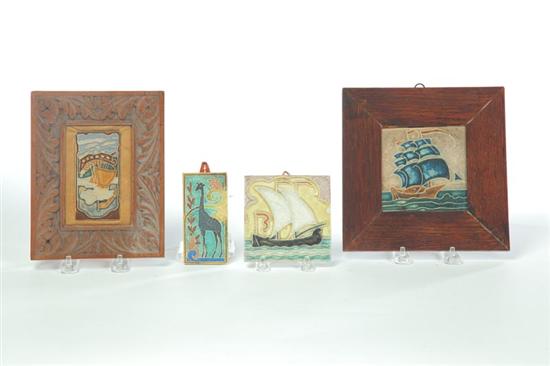 GROUP OF PLAQUES WITH FRAMES. 
