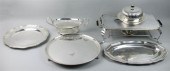 GROUP OF PLATED TABLEWARESGROU