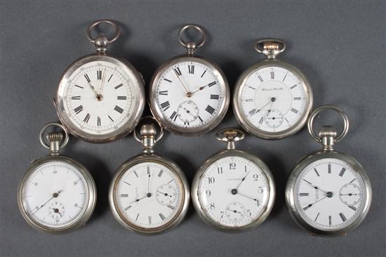 Group of pocket watches