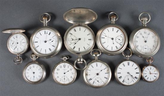 Group of pocket watches
