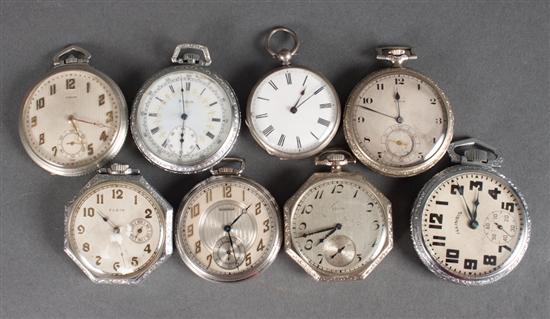 Group of pocket watches