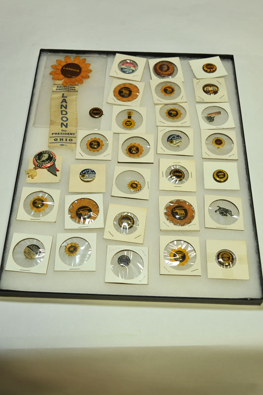 GROUP OF POLITICAL MEMORABILIA.