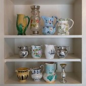 GROUP OF PORCELAIN AND GLASS W