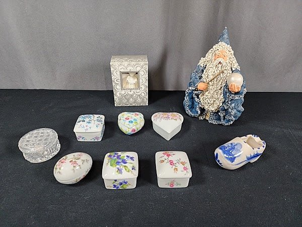 Group of Porcelain Boxes and