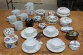 GROUP OF PORCELAIN COVERED BOX