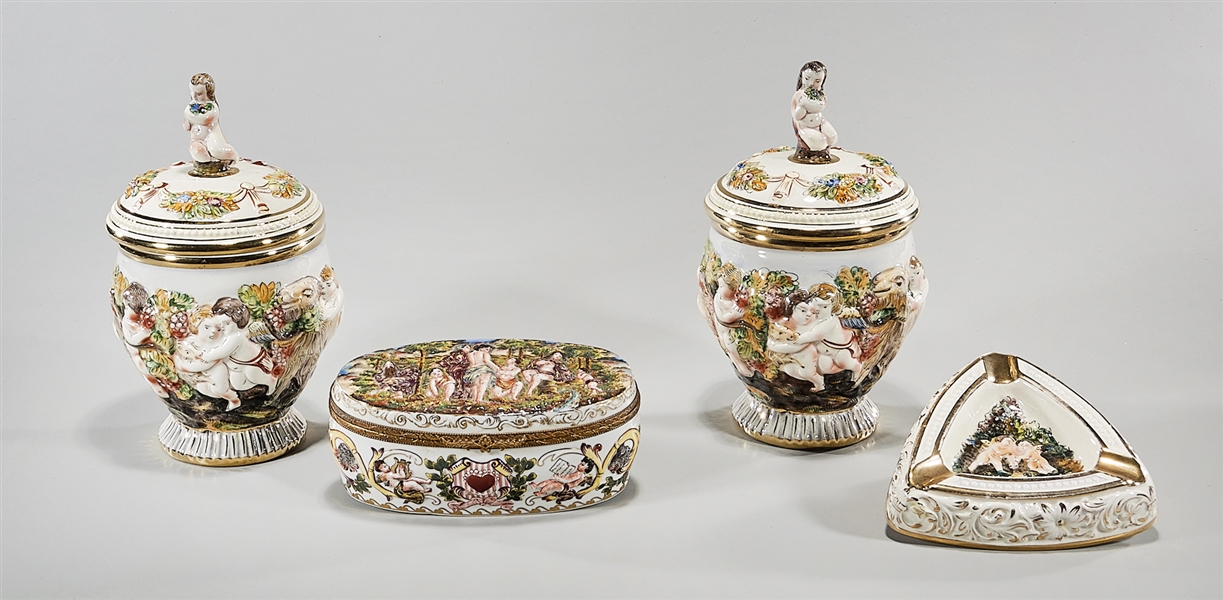 Group of porcelains with
