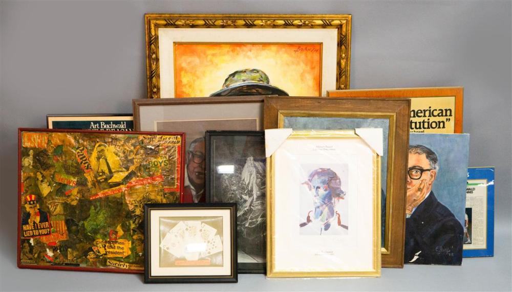 GROUP OF PORTRAITS AND PICTURES