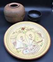 GROUP OF POTTERY AND STONEWARE