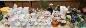 GROUP OF POTTERY, PORCELAIN AN