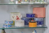 GROUP OF POWDER AND BEAUTY BOX