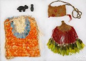 GROUP OF PRE-COLUMBIAN FIBER W