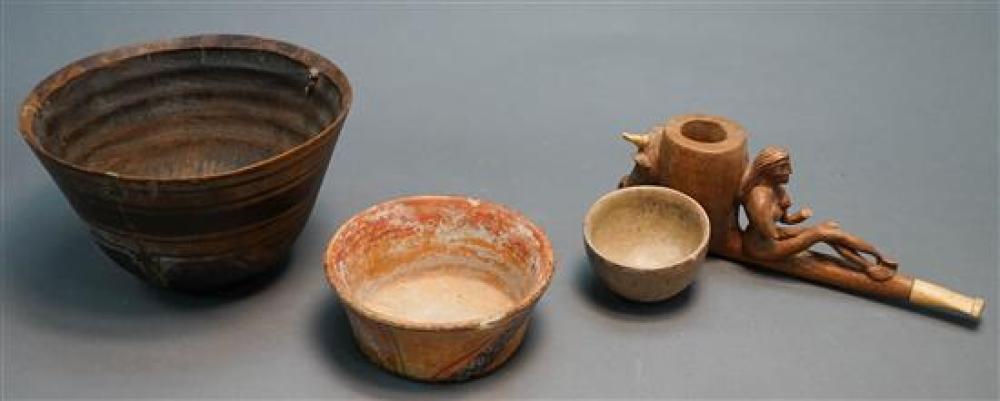 GROUP OF PRE-COLUMBIAN TYPE WOOD