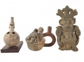 GROUP OF PRIMITIVE POTTERYeach