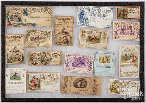 GROUP OF PRINTED REWARDS OF
