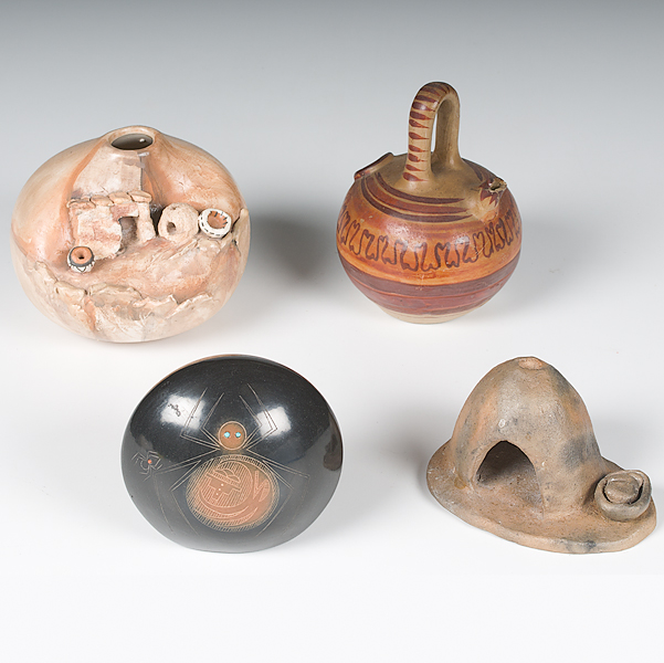 Group of Pueblo and Mexican Pottery