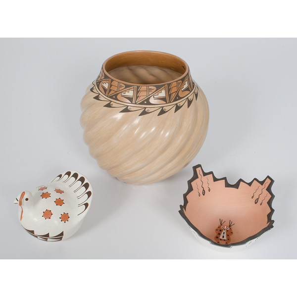 Group of Pueblo Pottery lot of 3