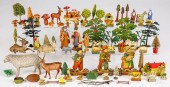 GROUP OF PUTZ CHRISTMAS ITEMS,