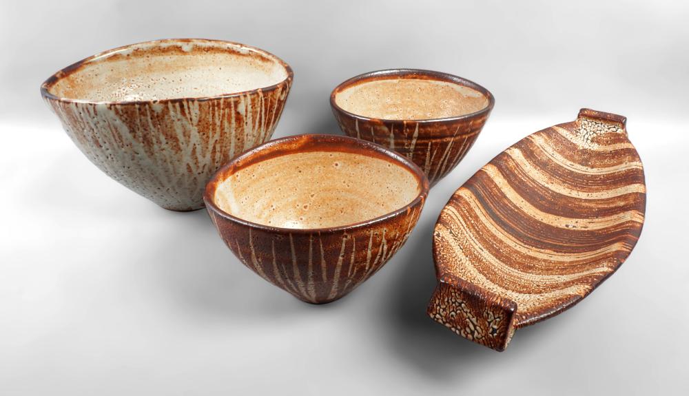 GROUP OF RANDY JOHNSTON CERAMICS,