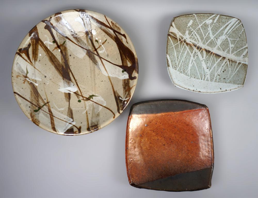 GROUP OF RANDY JOHNSTON STONEWARE