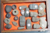 GROUP OF RELICS. Including ele