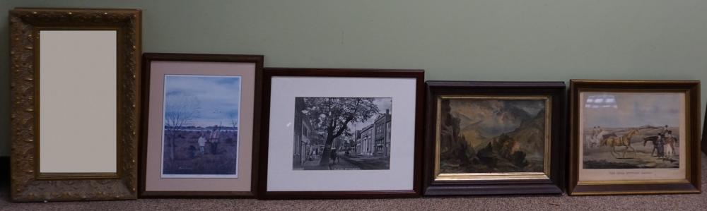 GROUP OF REPRODUCTION COLOR PRINTS,
